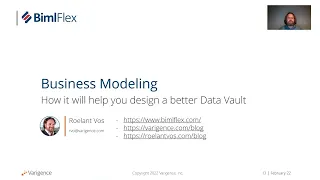 (2022) Using Business Modeling to Simplify Data Vault Integration