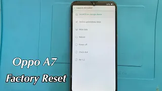 Oppo A7 CPH1901 Factory Reset Pattern Pin Unlock Without Pc