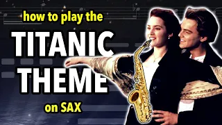 How to play My Heart Will Go On | Saxplained