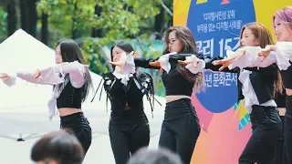 [4K]190525 이달의 소녀 - Butterfly (LOONA - Butterfly Fancam) 2019 U클린 청소년 콘서트 - 청계광장