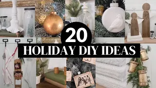 BEST 20 DIYS for Christmas • Holiday Decor on a Budget • Christmas Decor for your home on a budget