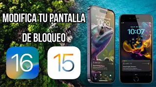 📲👌🏻Rediseña tu pantalla de bloqueo en IOS 15/16 sin jalibreak..¡¡¡😎✅