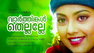 Vaarthingal Thellalle | Dreams | Suresh Gopi | Meena | Jagadish | Janardhanan - Vidyasagar Hits