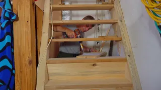 Ёлки-палки или лестница из поддонов 3 часть