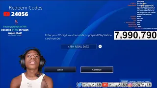 iShowSpeed Gets his PSN Card Stolen 🤣😭