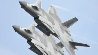 中国空军 歼-20 Chinese J-20 Super Powerful Demo !!!  珠海航展2018 第十二届 中国国际航空航天博览会 Air Show China 2018