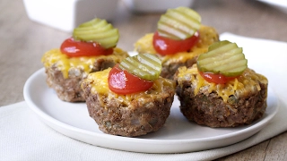 Cheeseburger Mini Meatloaves