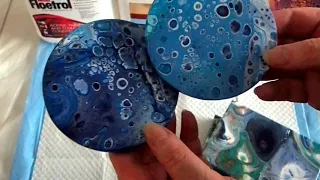 #12. PAINT CONSISTENCY - important when creating cells with silicone oil in fluid art. (TUTORIAL)