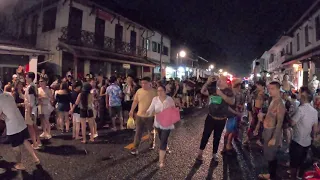 Party New year Laos 2021 Recap | pi mai celebration at night in Luang prabang