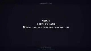 Free Gfx Pack | by kdiari [100 subs Special]