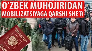 O’zbek muhojiridan mobilizatsiyaga qarshi she’r