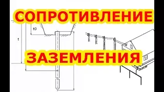 Сопротивление заземления. Геометрия. Расчет