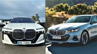 New Bmw 5 Series 2024 vs New Bmw 7 Series 2023 - INTERIOR Comparison