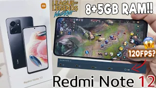 League of Legends: Wild Rift Gameplay on Xiaomi Redmi Note 12 (8/128) | 120FPS & SUPER HIGH SETTING?