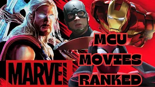 MCU MOVIES RANKED (ALL 33 MOVIES) WORST TO BEST