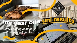 revealing my university results (+ stress baking cookies & watching the kingdom finale)