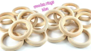 EASY WOOD RING CRAFTS!
