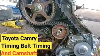 Camshaft timing toyota 3s, 4s, 5s-FE engine timing belt