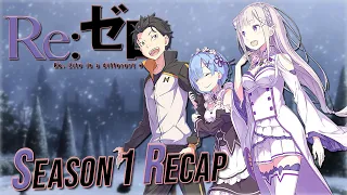 Subaru & Emilia's beginning, Re:Zero is PEAK ISEKAI - Re:Zero Recap | Season 1 Summary