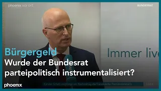 Bundesrat: Interview mit Peter Tschentscher