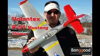 Volantex RC - P-51 Mustang - Red Tail 750mm - Sunny Calmer Flight "2"