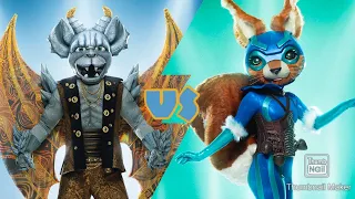 Gargoyle & Squirrel Sing "Kryptonite" By 3 Doors Down | Masked Singer | S9 E4