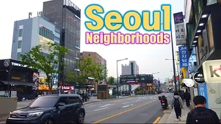 Seoul, Korea - Walking Tour of Neighborhood - 4K - Myeonmok 3,8-dong [Jungnang-gu 3] 14(3)-4