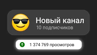 Как на МАЛЕНЬКОМ канале набирать БОЛЬШИЕ просмотры на YouTube?