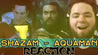 DC HYPE! | Shazam-Aquaman Trailer Reaction