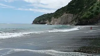 Praia da Ribeira Quente. São Miguel Açores.Mar nosso