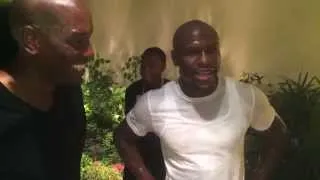 Floyd Mayweather vs Tyrese 7 mile challenge #VegasTMT