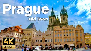 Prague, Czech Republic Walking Tour Part 1 - Old Town (4k Ultra HD 60fps) – With Captions