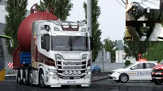 Transporte Especial En Rumania Con Lluvia Scania 650Cv | #83 ETS2 Camiones y Carreteras
