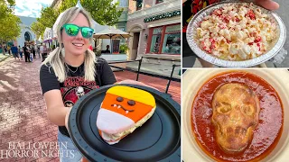 FIRST LOOK at Halloween Horror Nights 2022 NEW FOOD & Menu Reveals! Trying New HHN Treats & Updates!