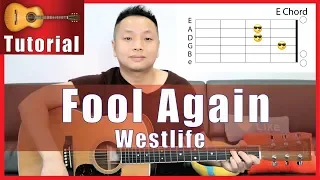 Fool Again | Guitar Tutorial | Westlife | NO CAPO