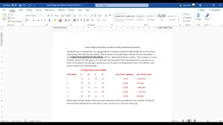 Man  Dec  Mak  13   Fixed Charge and Facility HW