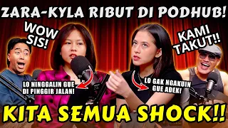 ZARA KETEMU KYLA‼️ SUMPAH RIBUT BENERAN DI PODHUB‼️😲😲 KAMI TAKUT😩😩 - VIDI PODHUB Zara adhisty