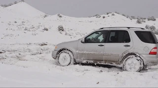 2002 Mercedes ML320 Snow