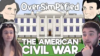 British Couple Reacts to The American Civil War - OverSimplified (Part 2)