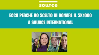 Perchè donare il 5x1000 a Source International