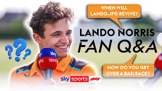 Have you ever mistaken sweat for rain? 🤣 Lando Norris Answers YOUR Questions! ❓