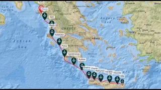 Von Korfu nach Kreta - Segeltörn im Mai 2023