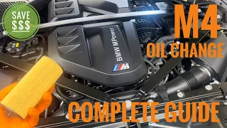 BMW M4 Competition 2020+ Engine oil change G82 S58T