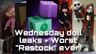 MONSTER HIGH NEWS! Wednesday x MH doll leaks + Worst “Restock” EVER!