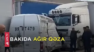 Sürücü asfalta çırpılıb öldü - APA TV