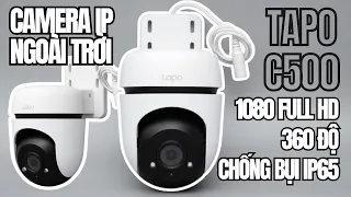 Mở hộp Camera IP Ngoài Trời 360 Độ 2MP TP-Link Tapo C500