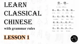 [Learn Classical Chinese] Lesson 1: Introduction & The Analects Part 1 [Subtitle available ⚙️]