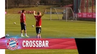 Mandzukic vs. Schweinsteiger Crossbar Challenge