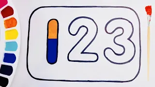 Learning Numbers for Kids - 123 Numbers and counting for toddlers ... #1