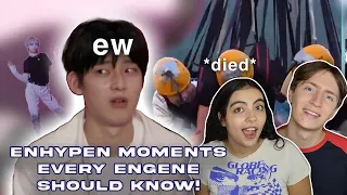 ICONIC! | Couple reacts to enhypen moments every engene should know!